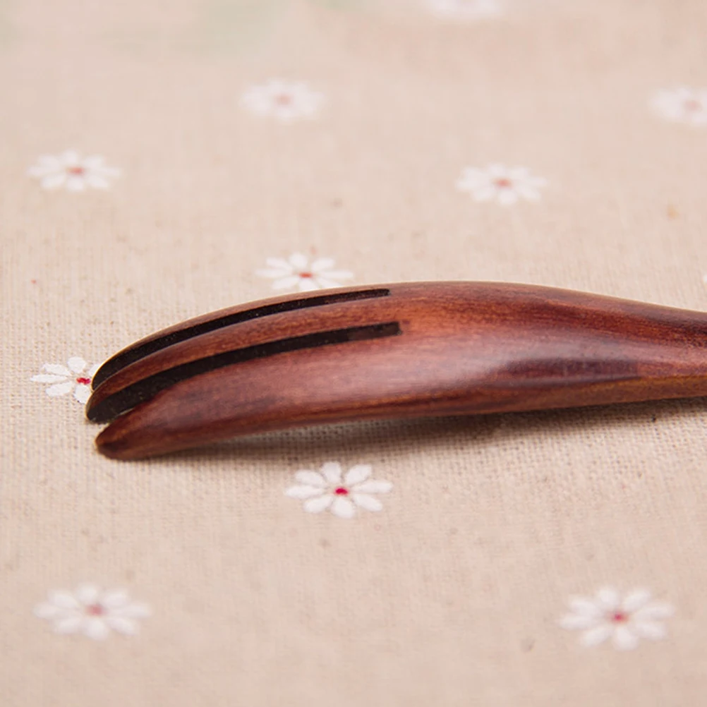 

Solid Wood Wooden Fork made Natural Finish Camping Travel Outdoor Kitchen Wooden Pasta Wood Pasta Fork Utensil