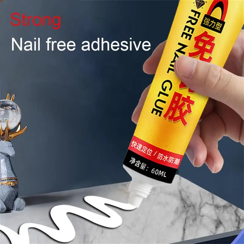 Can Be Operated With Water Transparent Glue No Punching Glue Water Proof Moisture-proof Nail Free Glue Do Not Take Off Tool Free