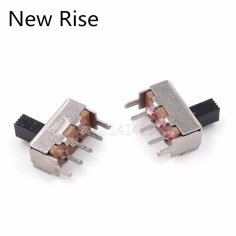 20PCS SS-12F44G5 Micro Slide Switch SS12F44G5 Toggle Switch With Bracket 3 PINS 2 Positions Handle High 5mm