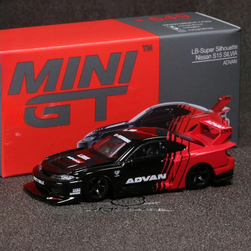 1/64 Silvia LB Formula Drift Competition Super Silhouette S15 S14 Alloy Car Mode Skyline GTR-R35 GTR-R32 Z Proto D1 GRAND PRIX