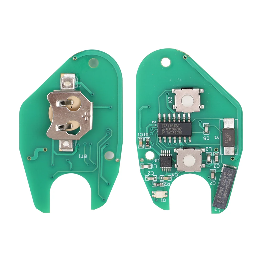 Zz PCF7946AT/AFM 46CHIP 433MHZ llave remota de coche para Opel Vivaro Vauxhall 2003-2012 para Renault Trafic Master Kangoo Movano Transmi