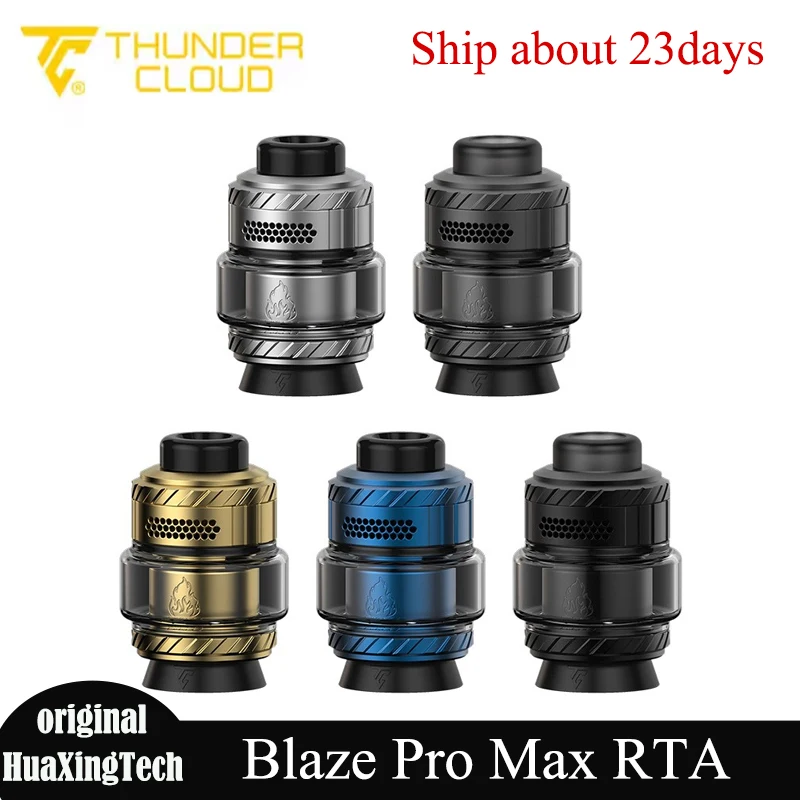 الأصلي ThunderCloud Blaze PRO MAX RTA البخاخة 5.5 مللي/8.5 مللي المزدوج لفائف سطح السفينة 28 مللي متر 810 بالتنقيط تلميح مانعة للتسرب السجائر الإلكترونية #1