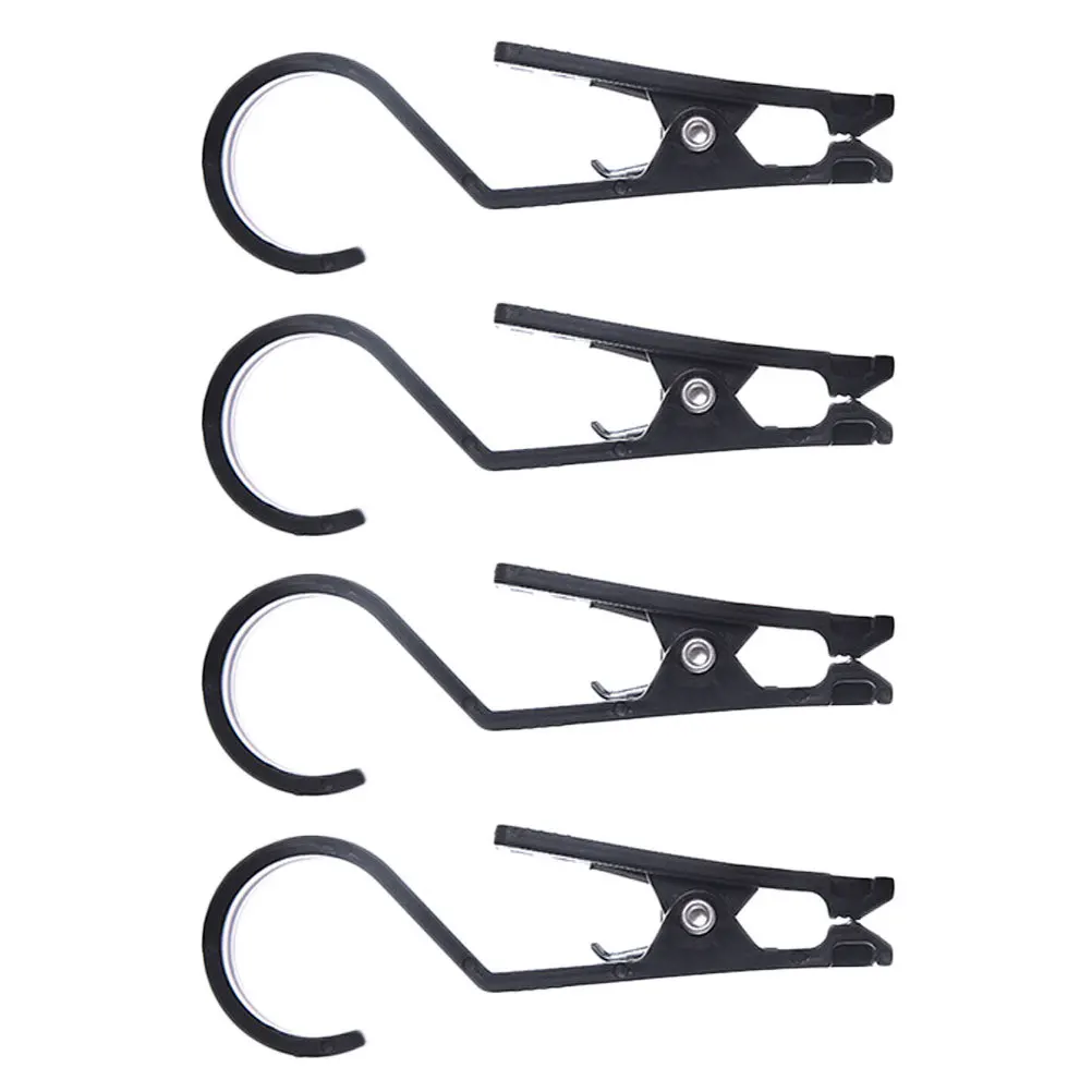 

4Pcs Tent Canopy Clip Multi-Function Non-Slip Durable Hook Clamp Portable for Hanging Drapes Curtains Crocodile Mouth