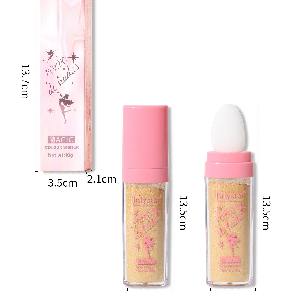 بودرة هايلايتر بيضاء ضوء القمر بريق لامع كونتور تظليل المنور للنساء الوجه الجسم بريق ماكياج النساء مستحضرات التجميل