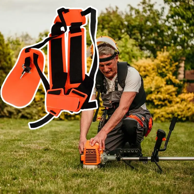 Trimmer Strap String Trimmer Strap Ergonomic Brush Cutter Shoulder Protector Belt Support For Gardening Trimming