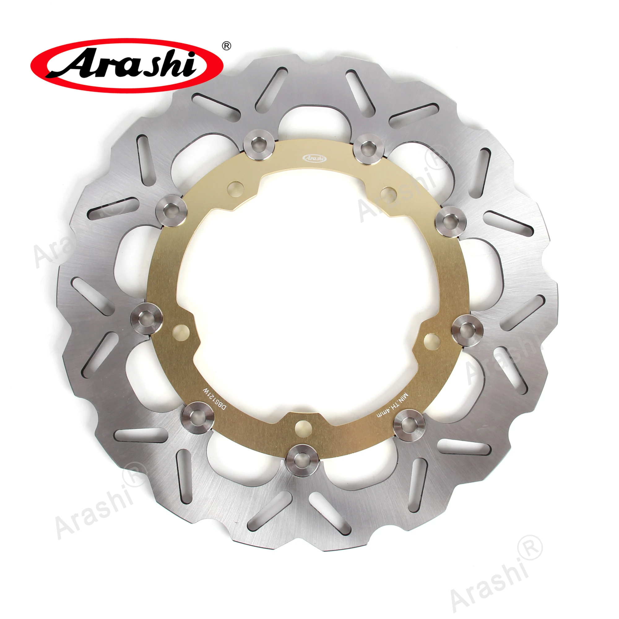 

Arashi CNC Floating Front Brake Disc Rotor For KAWASAKI ZX25R 2020 2021 2022 2023 2024 ZX-25R ZX 25R Motorcycle Disk