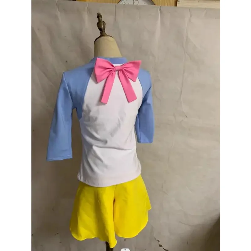 

asdh8@Anime Mei Cosplay Costume boots shoes Halloween Party Full Set Tops+ShortCOSda@
