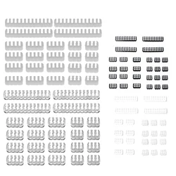 PC 컴퓨터 케이블 관리 빗, 24 핀, 8 핀, 6 핀, 3.0-3.6mm PC 컴퓨터에 적합, 익스텐션 클립, 24 개/세트