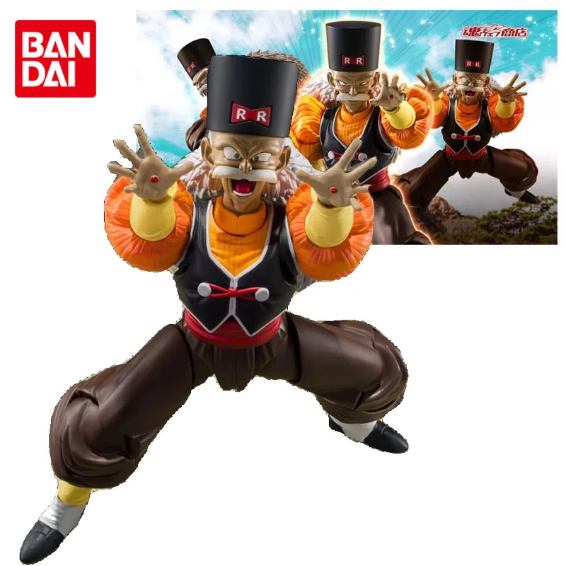 Bandai Original Dragon Ball Dr.Gero Joints Movable Anime Action Figures Toys for Boys Girls Kids Gift