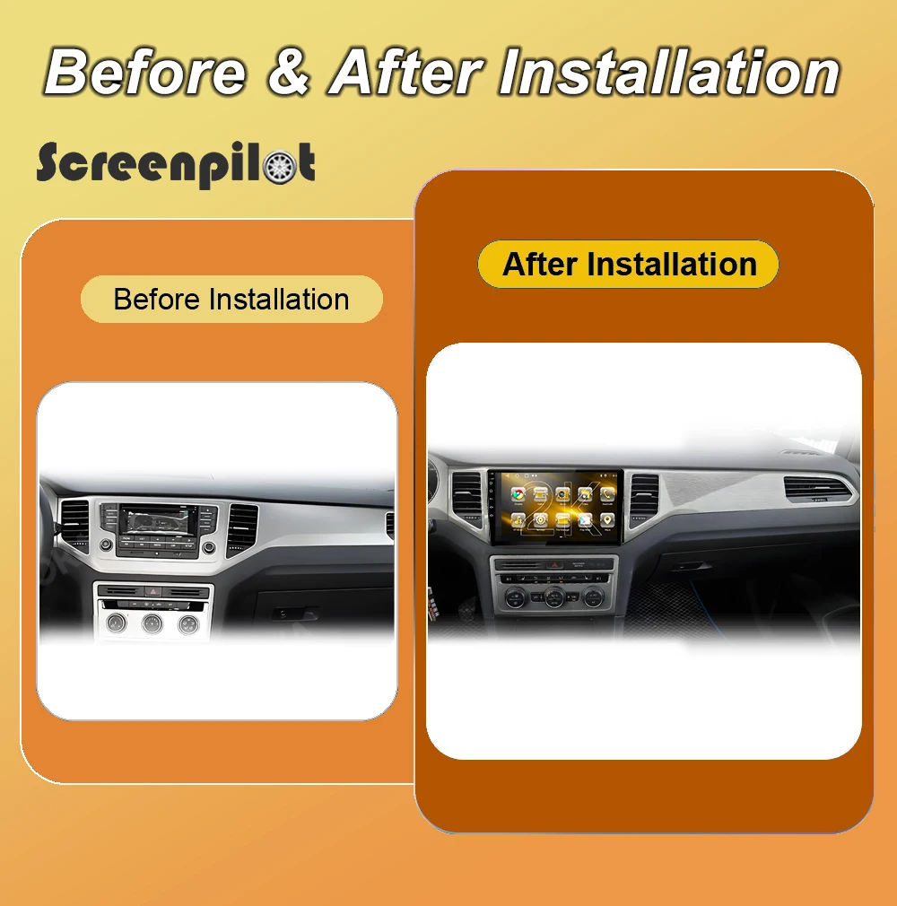 10 Inch Android 16 Car Radio Stereo For Volkswagen VW Sportsvan 2016 2017-2019 Multimidia Player GPS Carplay Android Auto 5G RDS