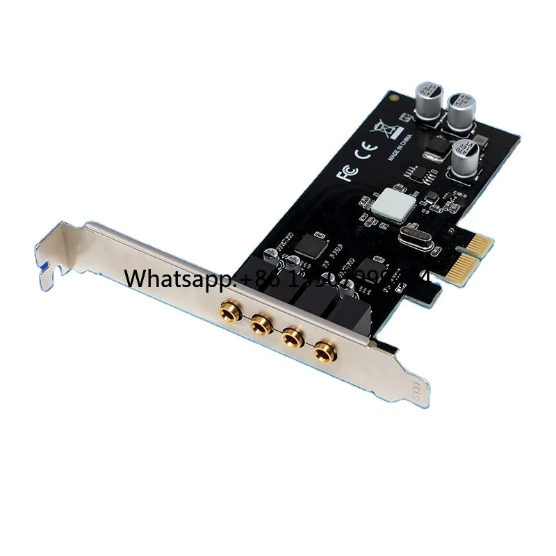 

PCIe X1 SE-CM6646A-2CH Internal Dual Channel HD Audio Sound Card AI Noise Reduction in Stock