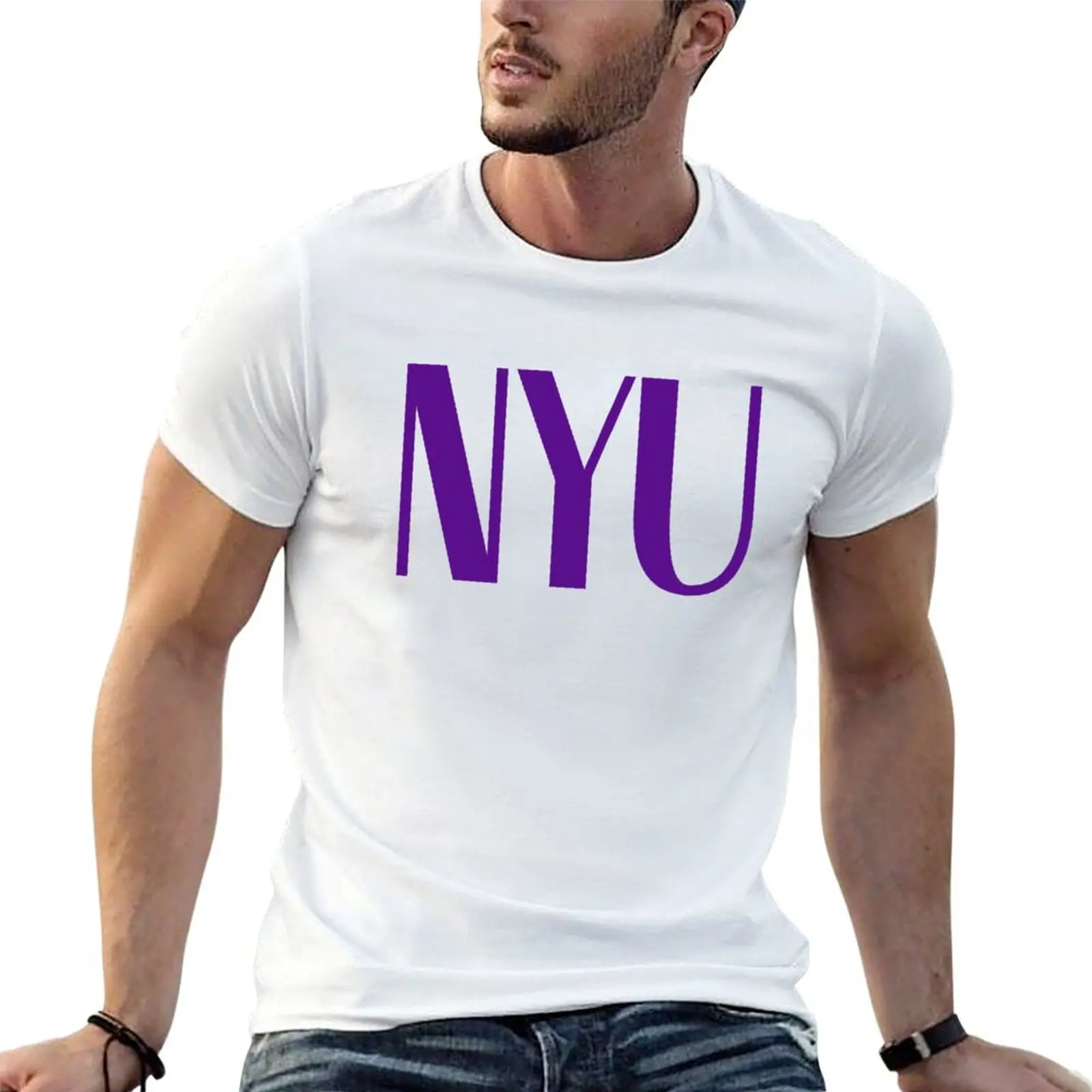 

nyu T-Shirt man t shirt cotton high quality t shirts with prints T-Shirt