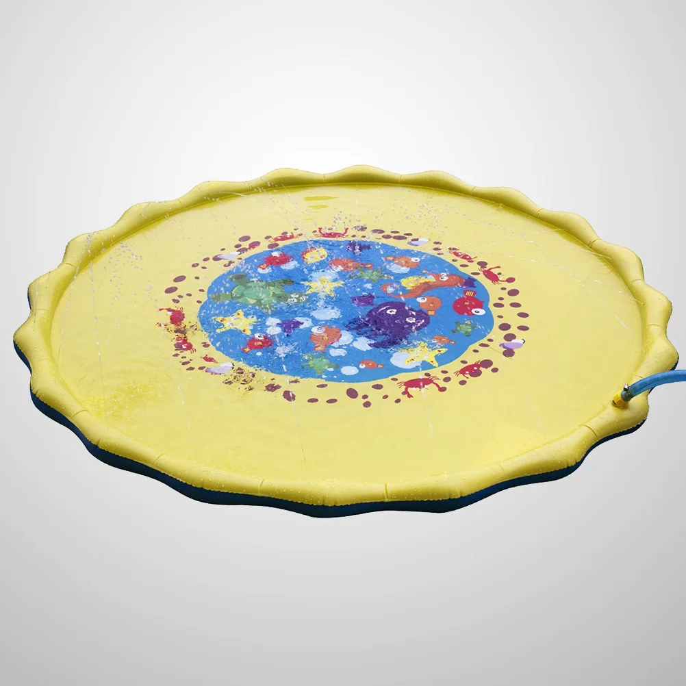 Aspersor de 170 Cm para almohadilla de pulverización, estera de juego inflable, estera inflable para niños, aspersores, juguetes al aire libre para niños, diversión en la piscina de verano
