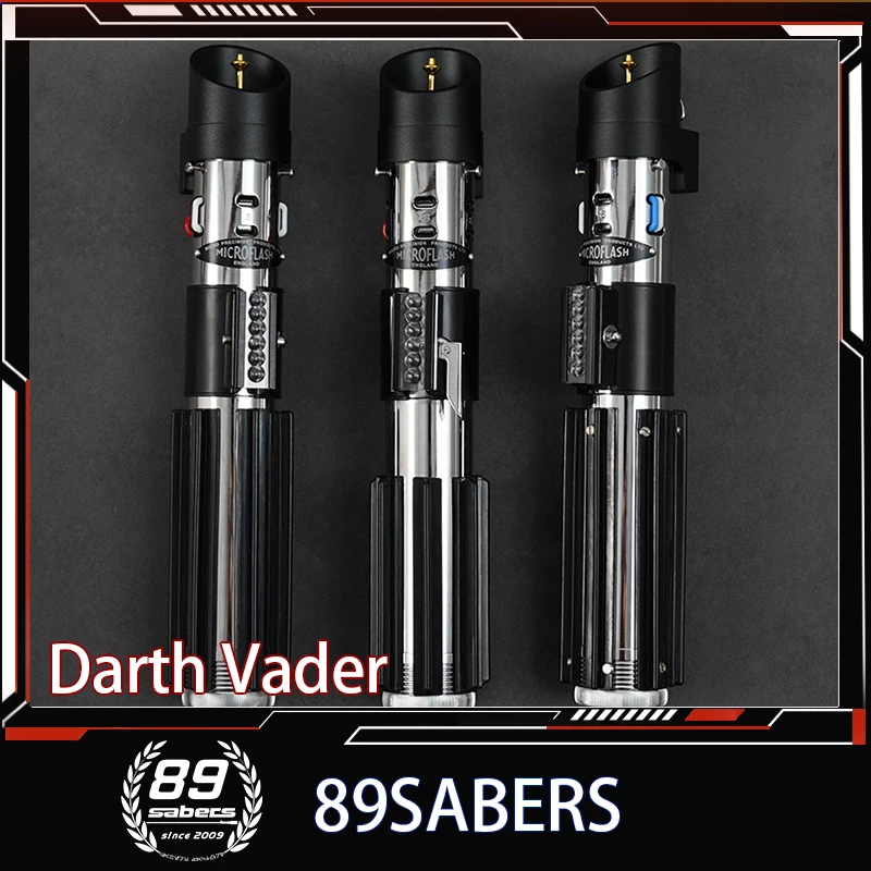 

89SABERS Darth Vader EP4 EP5 Rogue saber, 1:1 Movie Replica, Full Metal Hilt, Equipped with 19 Sound Fonts and Lighting Effects.