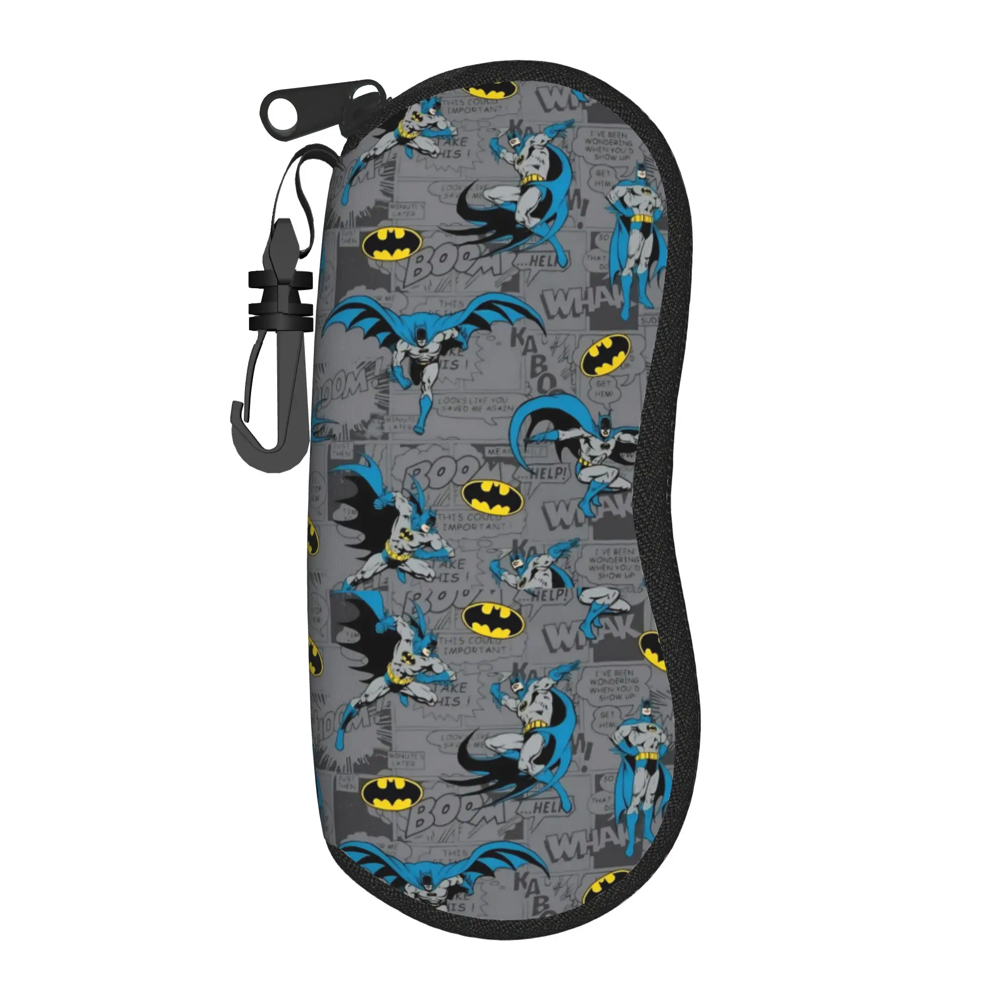 Estuche para gafas de Batman, accesorios con estampado para hombres y mujeres, caja de almacenamiento para gafas, caja para gafas con estampado