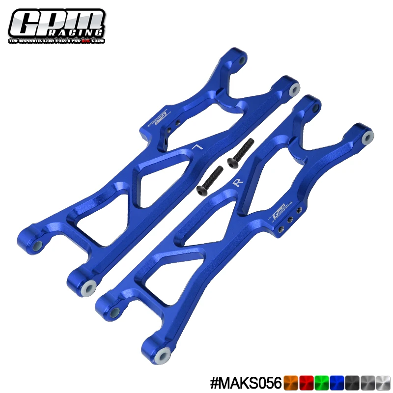 Bracciones inferiores traseros de aluminio GPM para ARRMA 1/10 Kraton 4X4 4S BLX ARA102690