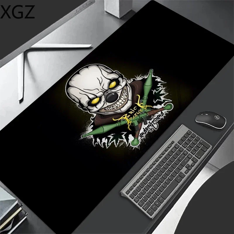 Skeleton mouse pad Horror HD print PC game Player Lock edge non-slip keyboard  Joker XXL90x40cmPC Accessories Table