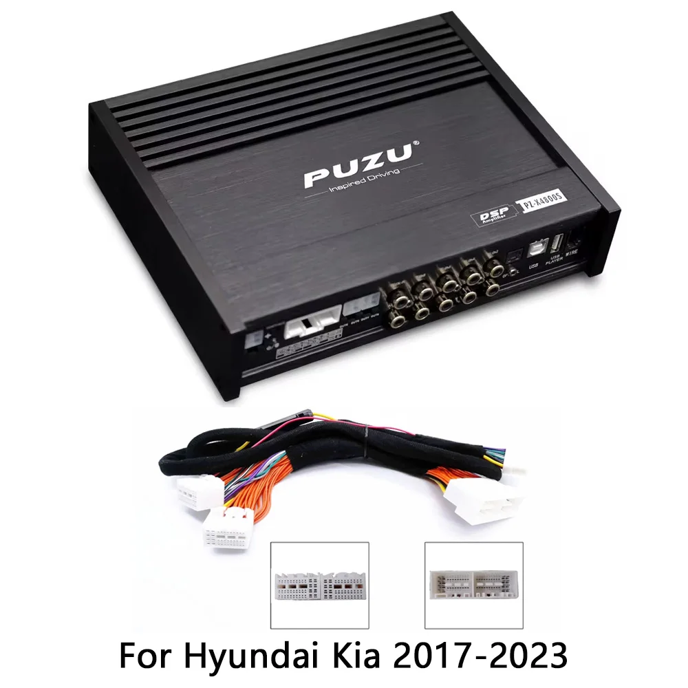 PUZU PZ-X4800S 8CH DSP Amplifier 8X150W BT5.0