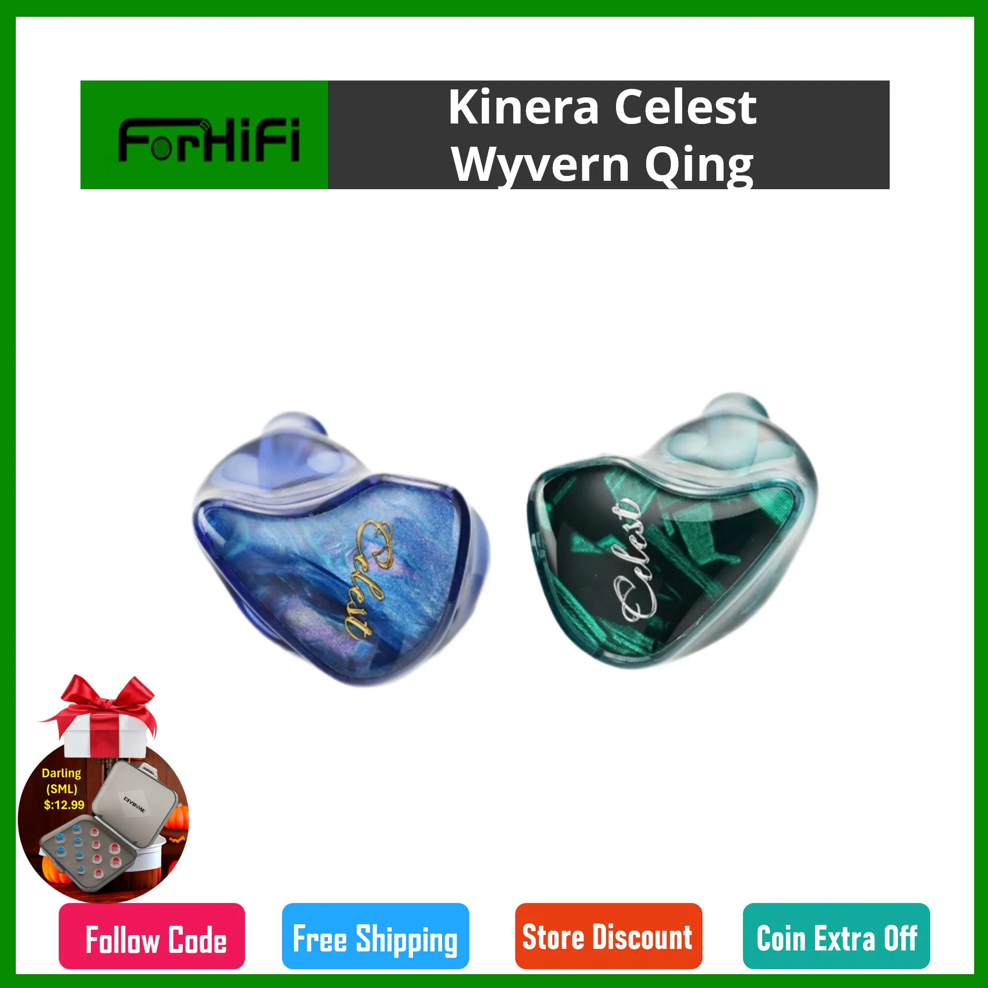 

Kinera Celest Wyvern Qing 10mm Dynamic Driver In-Ear Earphone