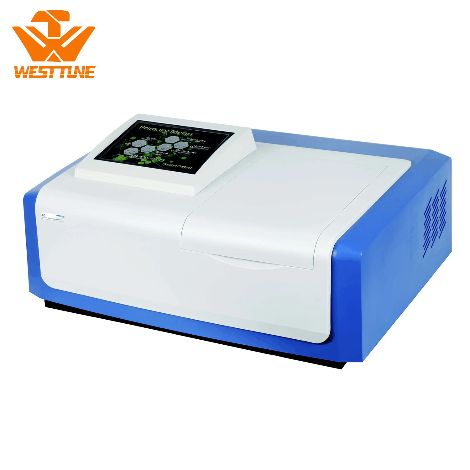 L6 Dual Split Beam uv-vis 190-1100nm Deuterium-Lamp uv vis spectrophotometer