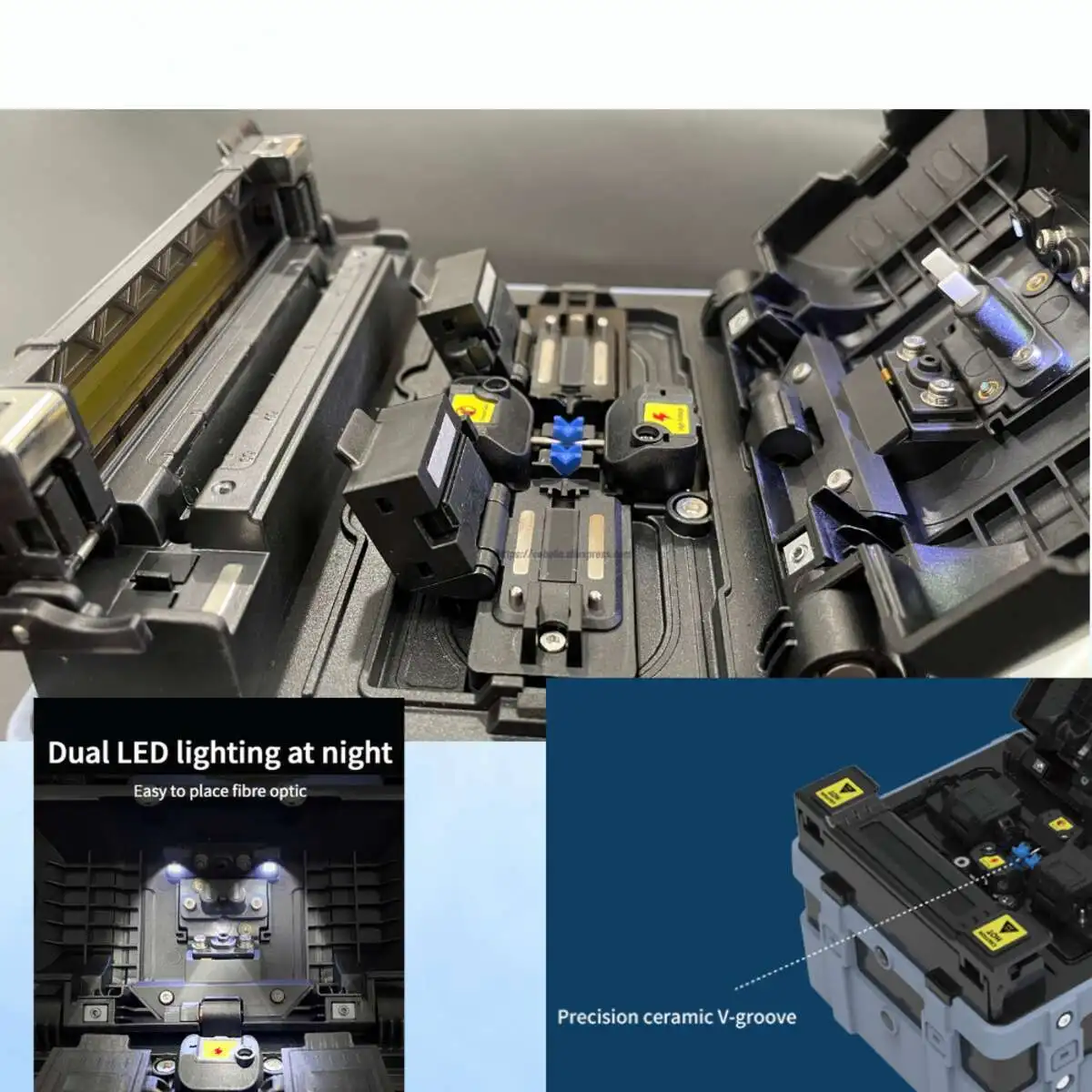 NK-3S Optical Fiber Fusion Splice Hine Splicer Schweißgerät Glasfaser-Netzwerkanschluss für Single- und Multi-Mode-Kabel