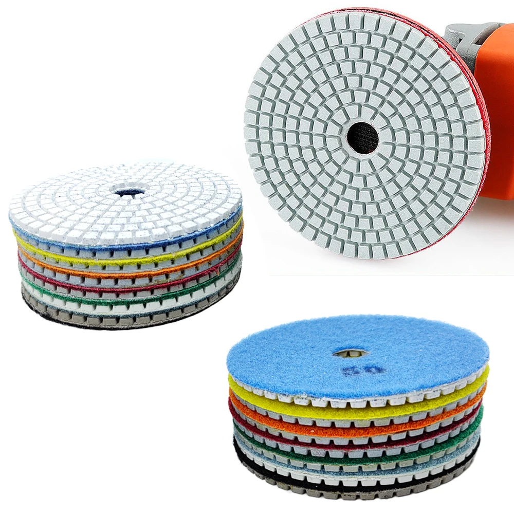 80mm 100mm Diamond Polishing Pad 3\