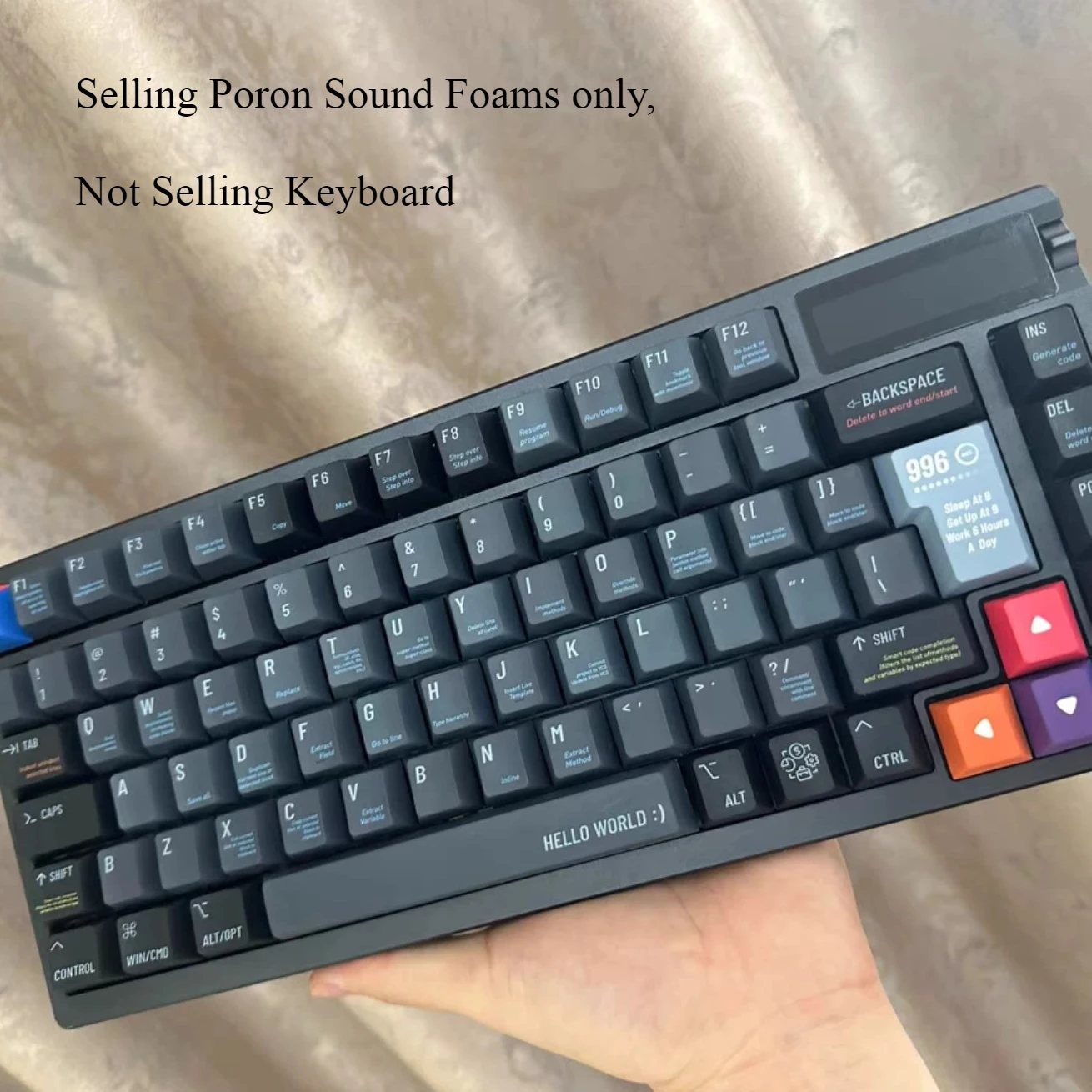 ROG Extreme ISO layout Keyboard Sound Foam Pack ( not sell keyboard) for keyboard hollow sound improvement