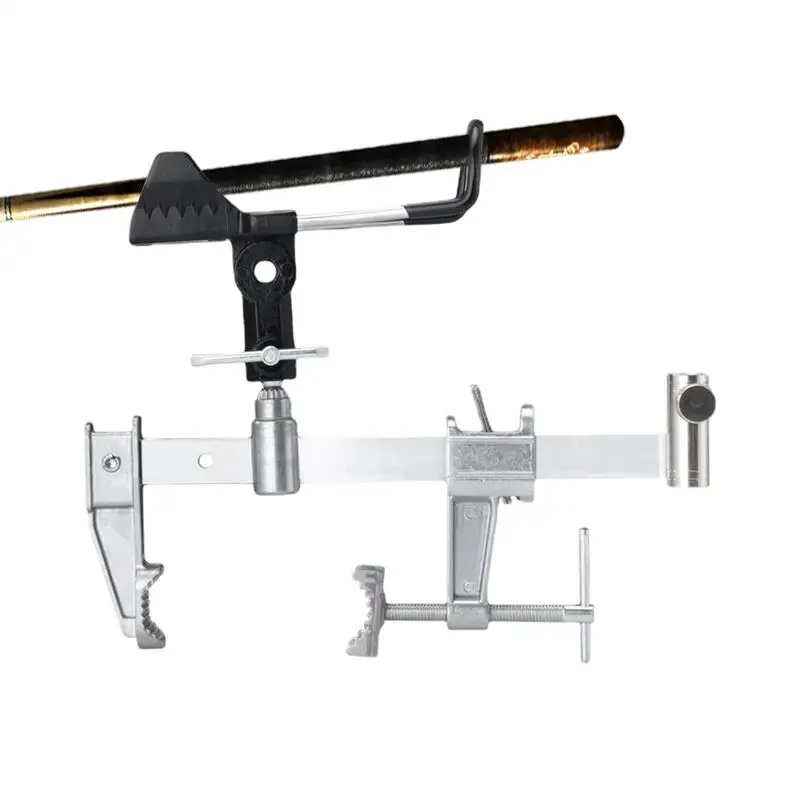 

Boat Fishing Rod Holder 360 Degree Adjustable Clamp Fishing Rod Stand Holder Pole Support For Boat Fishing Accessories Bracket