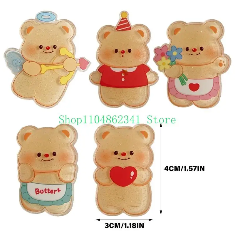 Cô gái 5asd tóc Bơ gấu Handmade handmade long lanh tóc cho hầu hết các loại tóc