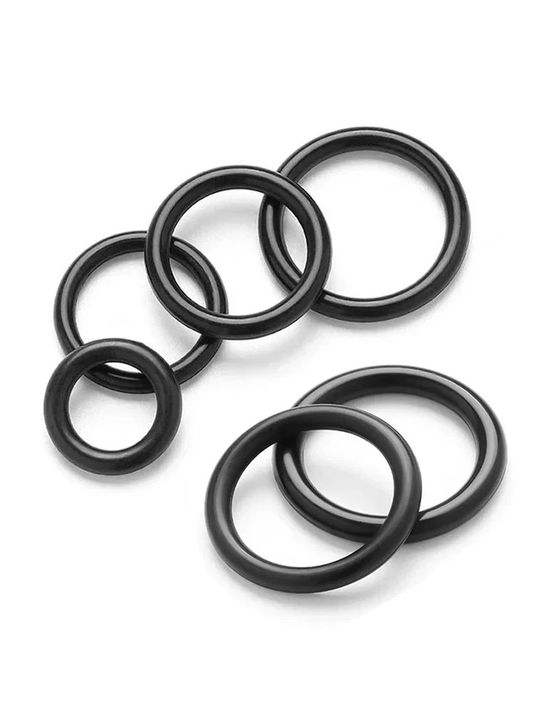 CS 5mm joints toriques NBR-o-ring joints d'étanchéité bandes de caoutchouc Nitrile haute pression joints toriques Kit de réparation bande élastique d'étanchéité