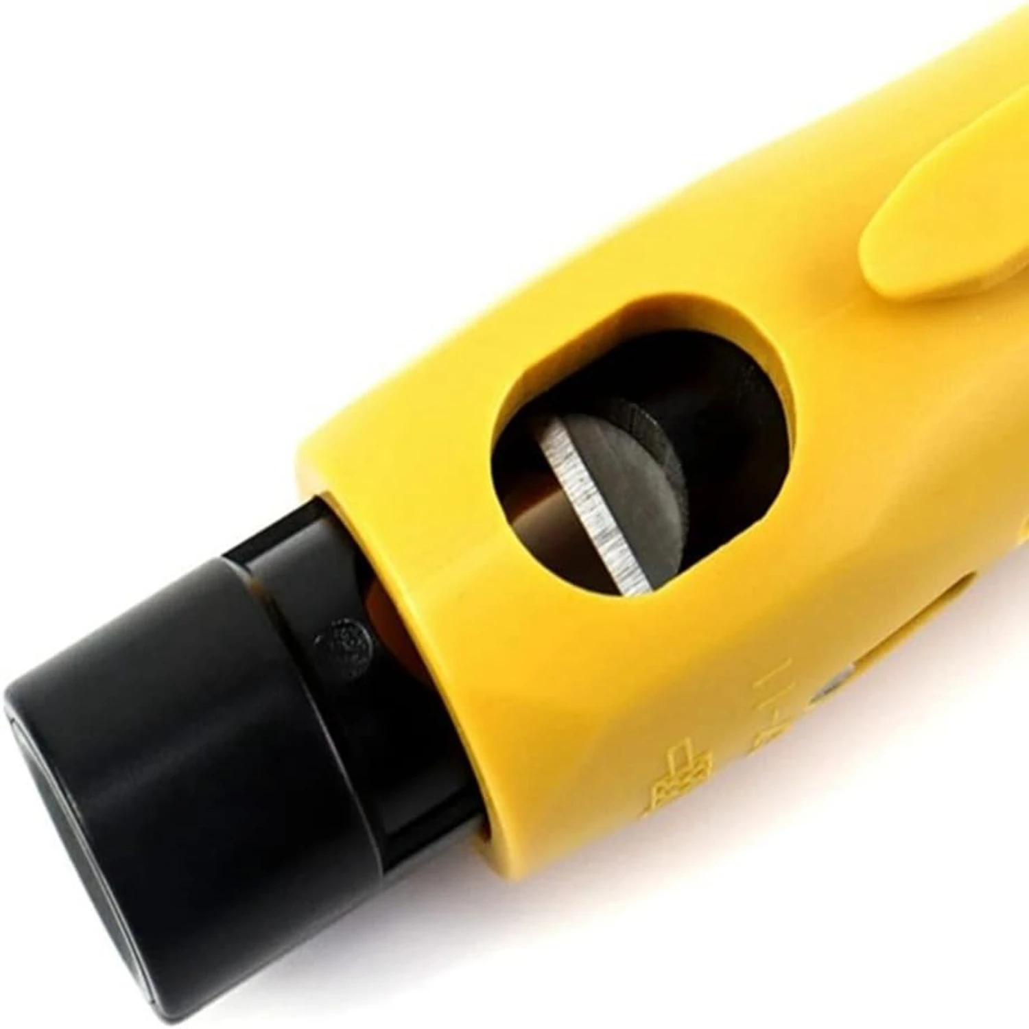 High-Quality Professional Grade Yellow Reliable and Efficient Precision 2-Pack Coax Cable Stripper Wire Cutters - Essential Tool