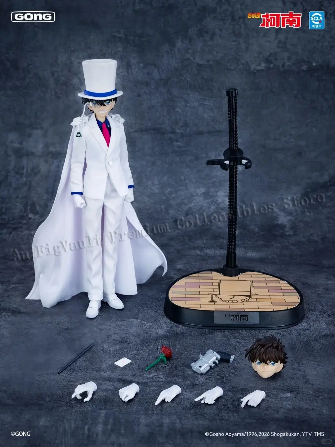 

In Stock! Resonance GONG Detective Conan, Phantom Thief Kidd, Action Figures, Soldier Models, Gift Collections