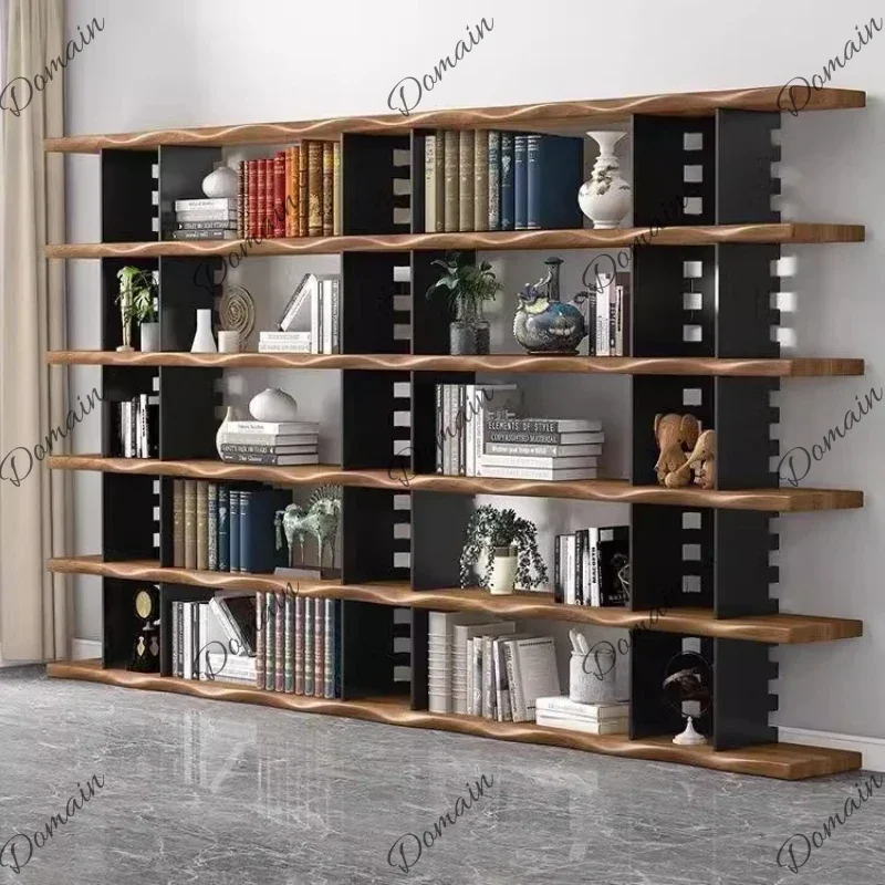 RFV American multifunction living room book cases regałna ksiażki home furniture floor-to-ceiling multi-layer bookshelf storage