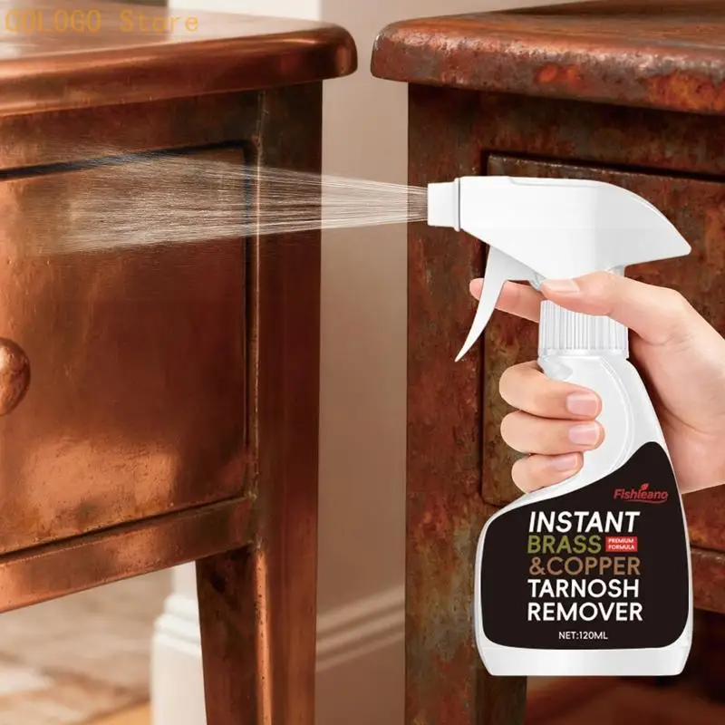 Cookware Finish Cleaner Small Bottle for Brass Hardware Care, Hand-Pump Use for Precise Household Metal Cleaning During Daily
