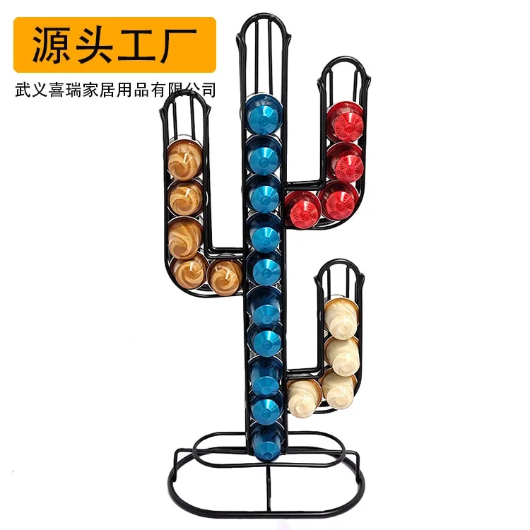 40 Pods Nespresso Originalline Pod Holders Capsules Dispenser Holder Storage Display Office Coffee Capsule Stand Carousel Rack