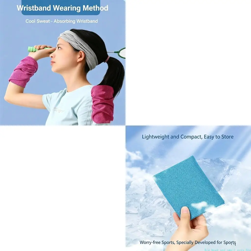 581C Breathable Wrist Sleeve for Sweat Wiping on Training Days Outdoors