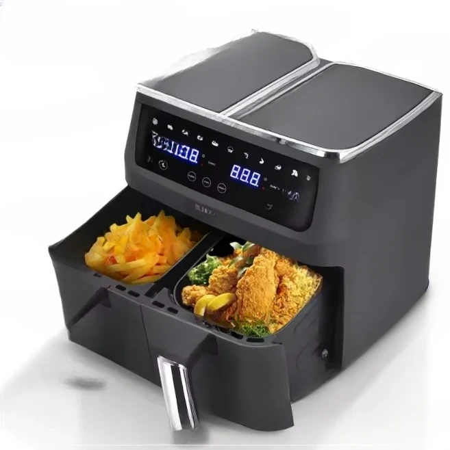 Double Airfryer German Fritoz Electric Smart Dual Basket 6L 8L 9L Freidora Aire Digital Oven Air Fryer