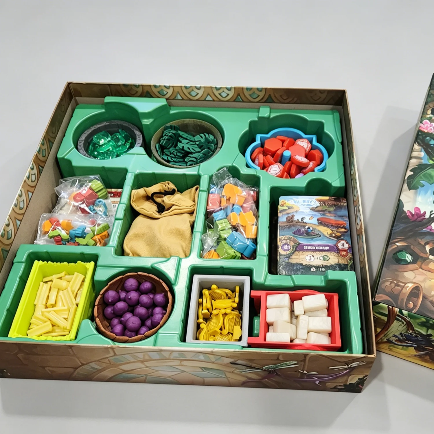 Everdell Emerland Fairyland Valley Emerald Secret Lair Tabletop Game Upgrade Storage Solution Gaming Accessories