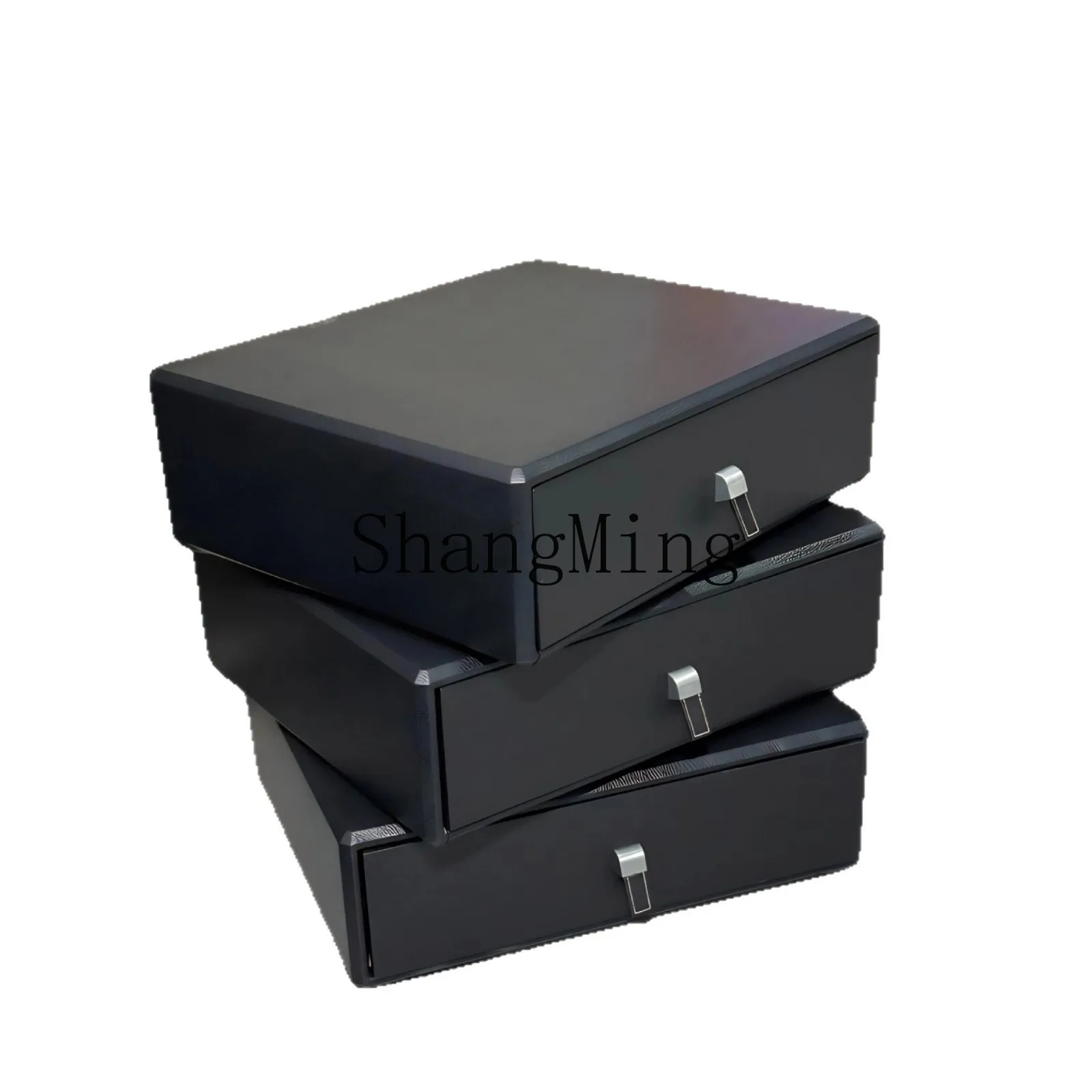 

ZYY minimalist solid wood rotating bedside table, creative side table in the master bedroom, light luxury storage cabinet