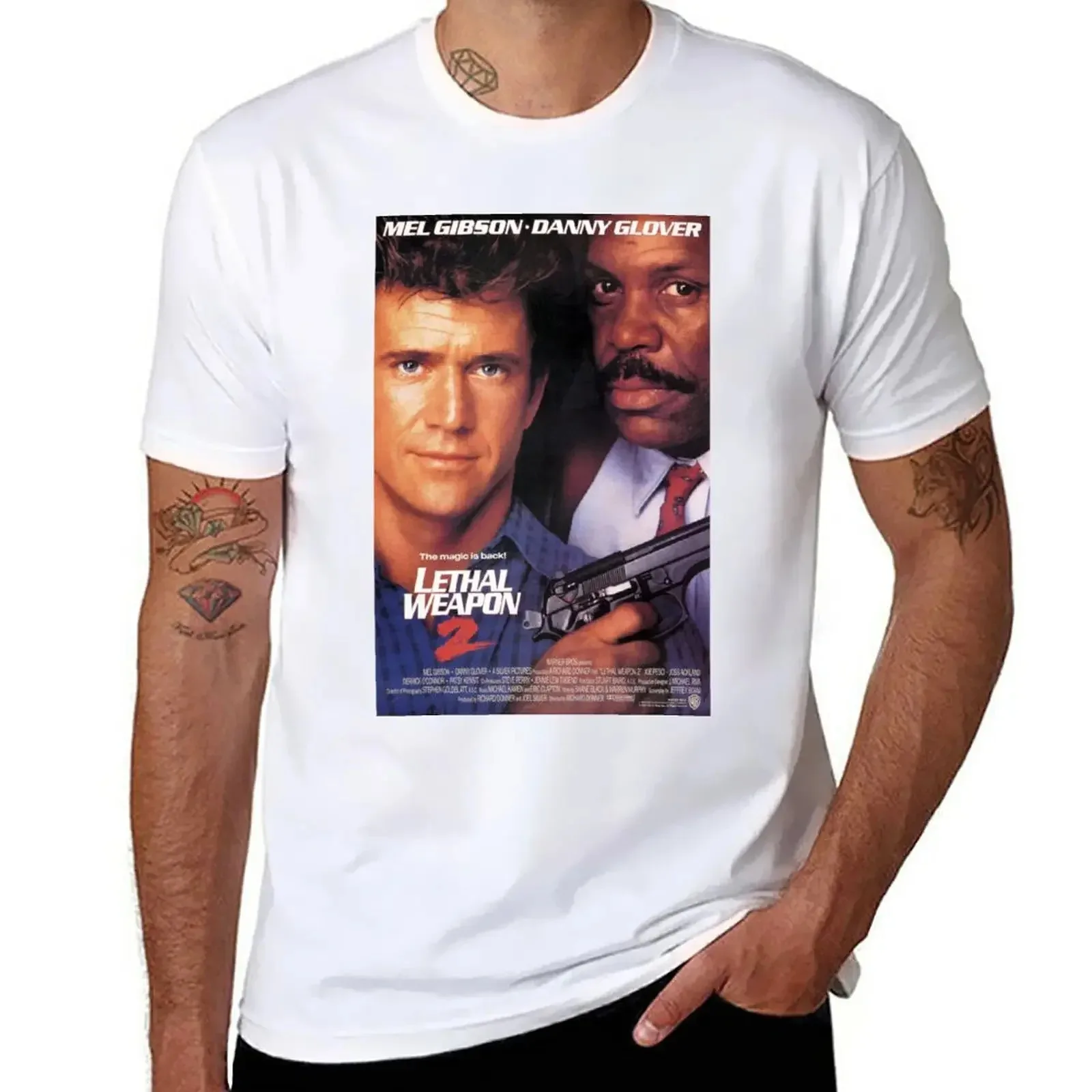 Lethal Weapon 2 T-Shirt customs hippie clothes summer tops t shirts for men