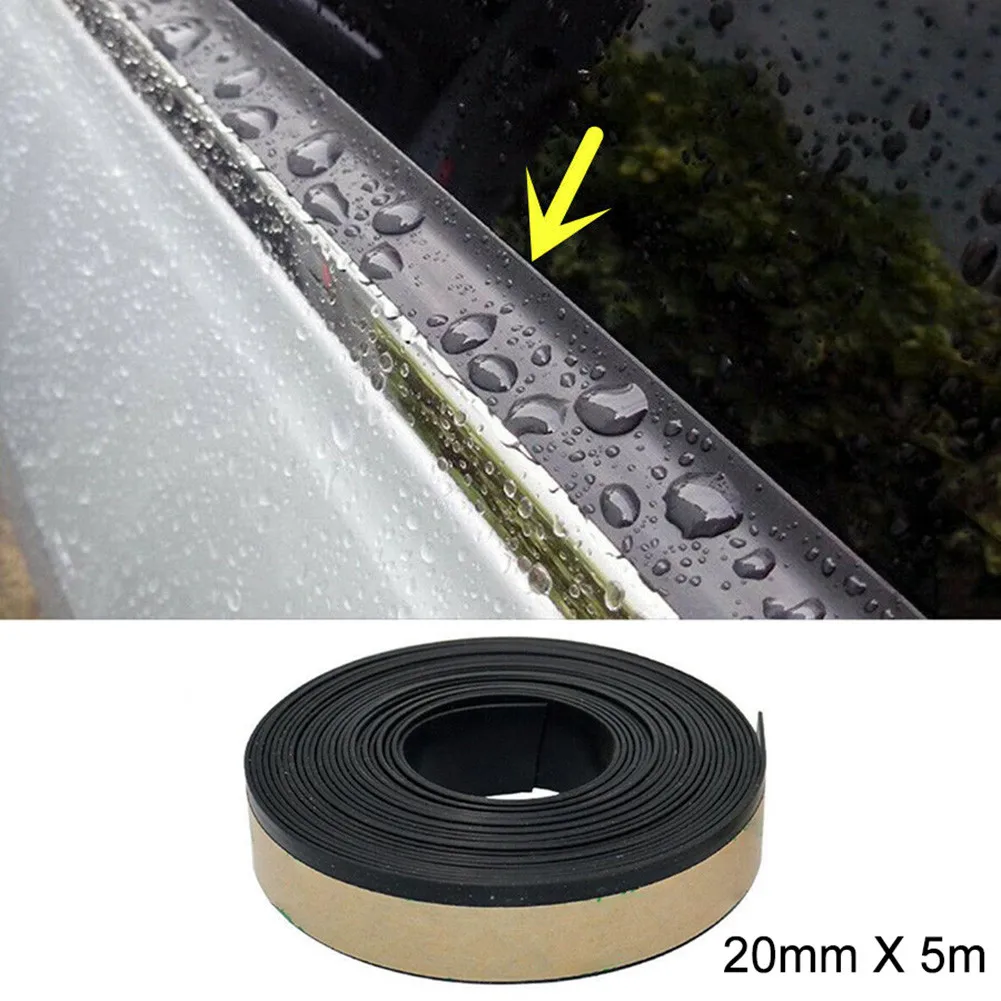 5M Car  Window Seal Weatherstrip Rain Visor Universal Car Side Window Gap Filler Noise Insulation Waterproof Sealing Strips