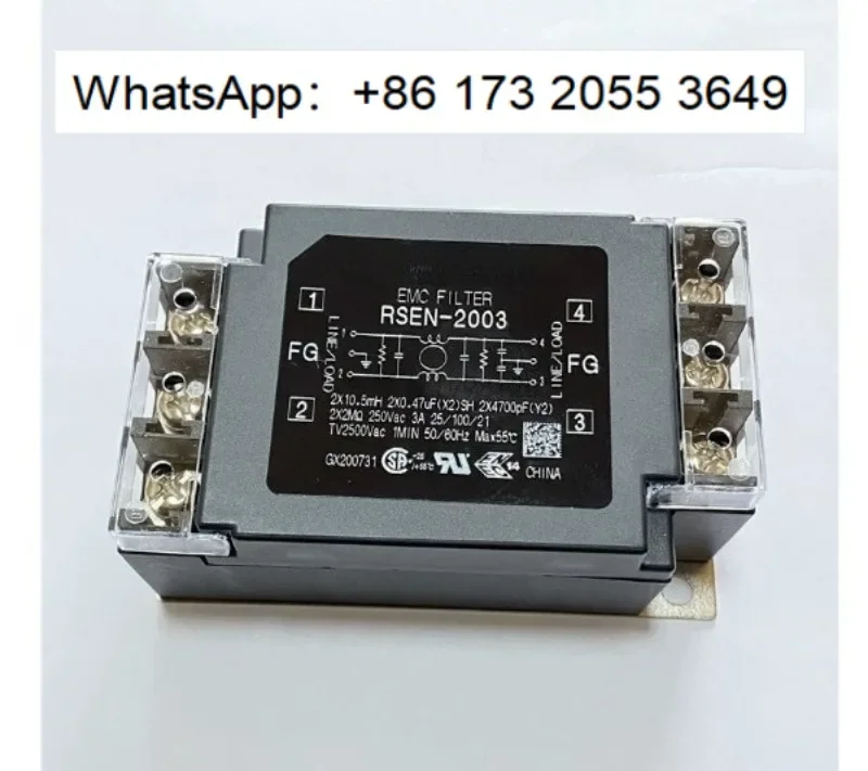 Power EMC Noise Filter RSEN-2003/-2006/-2010/-2016/-2020/2030/ 2003D/-2006D Industrial Electrical Anti-interference Module