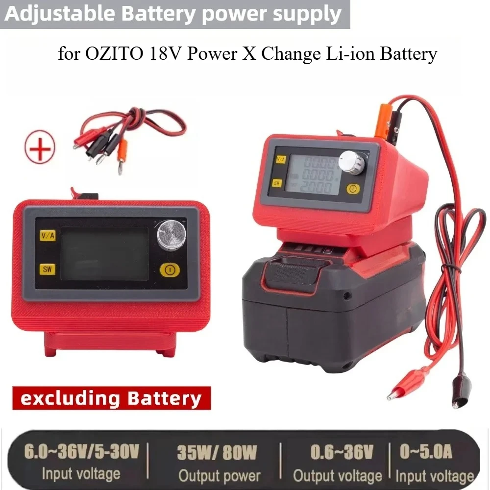 CNC DC Einstellbarer DC Spannungsregler Netzteil Konverter FÜR OZITO 18V Lithiumbatterie (ohne