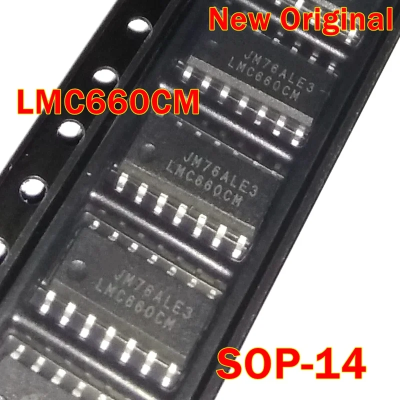 

1Pcs to 100Pcs Lmc660Cm/Nopb Lmc660Cm Lmc660Cmx Sop-14 New Original Cmos Quad Operational Amplifier