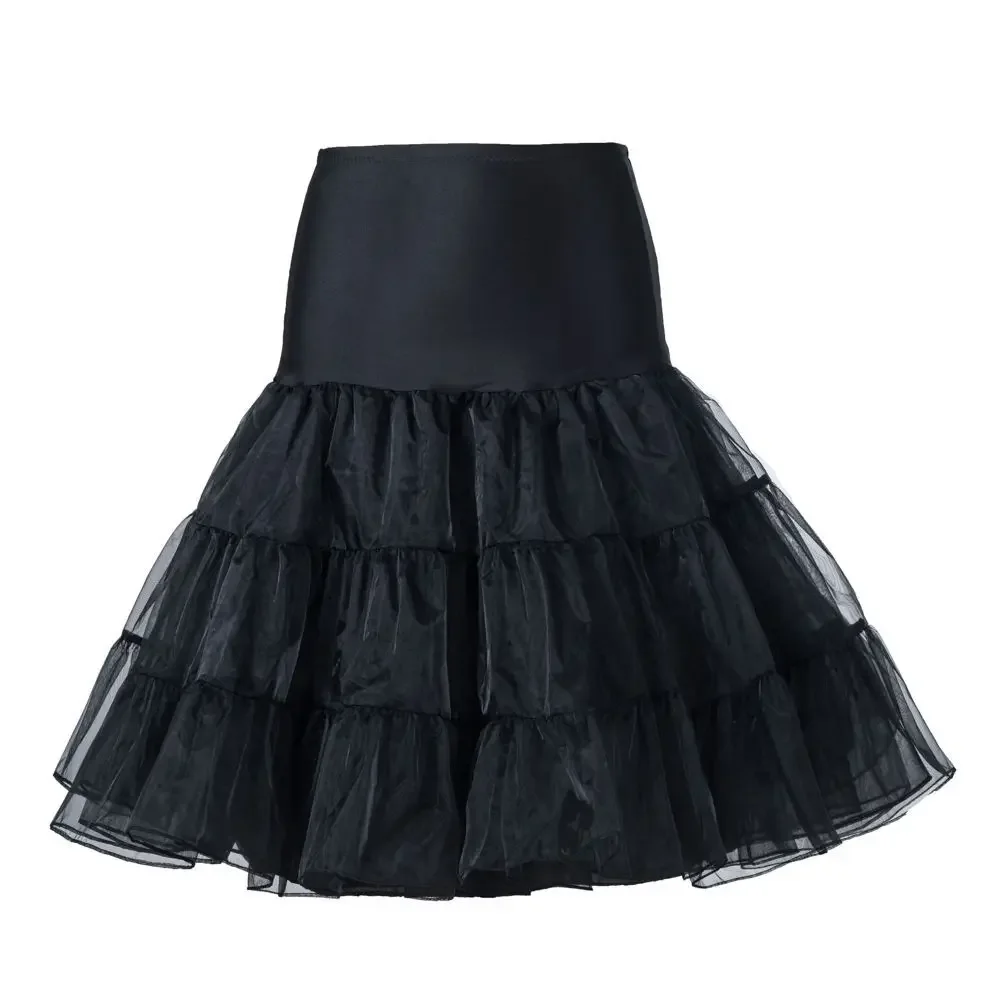 

Organza Crinoline Vintage Bridal Petticoat for Wedding Dresses Underskirt Rockabilly