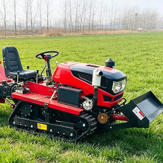 Customized Cost-Effective Ride-On Plowing Machine, Crawler Tractor & Agricultural Rotary Tiller