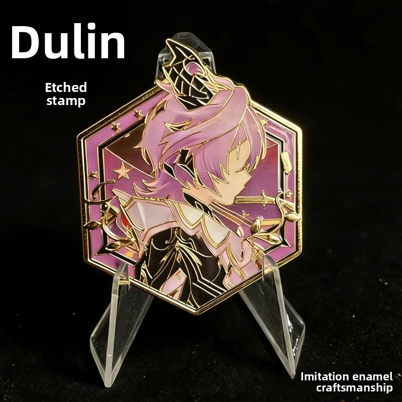 Genshin Impact Durin Enamel Pin Badge, Fanart Metal Lapel Brooch for Backpack, Collectible Gift