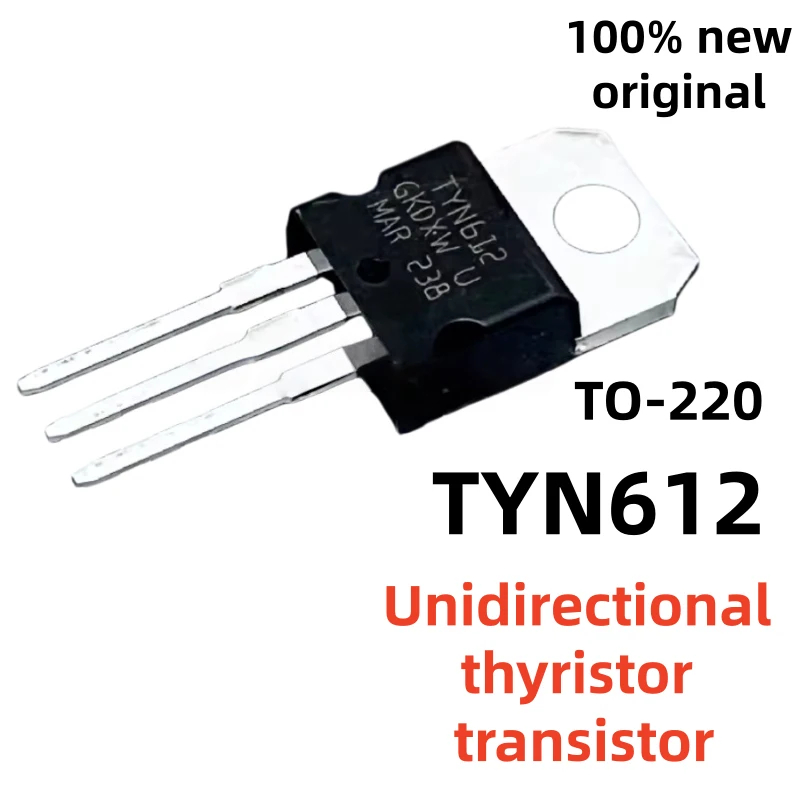 Original new 10/pcs TYN610 TYN612 TYN812 TYN816 TO-220 TYN825 TYN208 TYN412 TYN840 TYN1225 TYN625 TO220 612 610 transistor