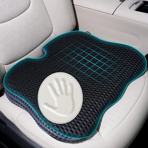 Cojín ortopédico antideslizante de espuma viscoelástica para próstata, silla cómoda para aliviar el dolor, asiento de coche