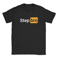 Awesome Step Bro Hilarious Novelty Joke T-Shirt for Men O Neck Pure Cotton T Shirts Funny T-shirt Plus Size Unisex Best Selling